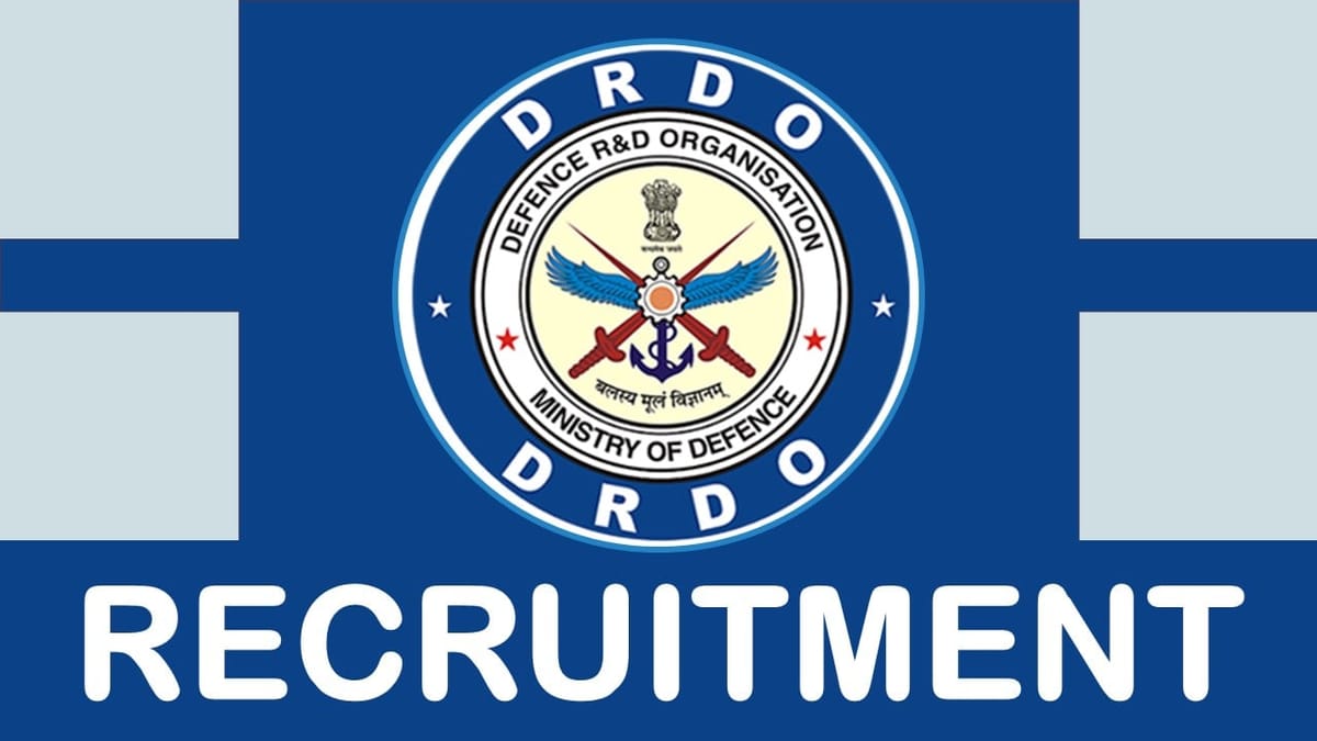 DRDO Recruitment 2023: New Opportunity Out, Check Post and Vacancy, Age, Qualifications, Salary and Interview Details