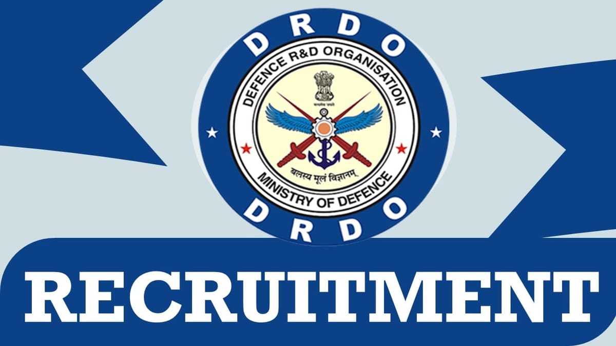 DRDO Recruitment 2023: Check Posts, Vacancy, Qualification, Age and Interview Details