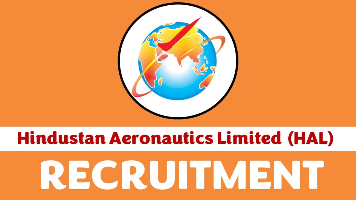 Hindustan Aeronautics Recruitment 2024: Check Post, Qualification, Age Limits and Procedure to Apply