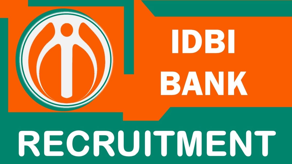 IDBI Bank Recruitment 2023: Check Vacancy, Post, Age, Qualification, Salary and How to Apply