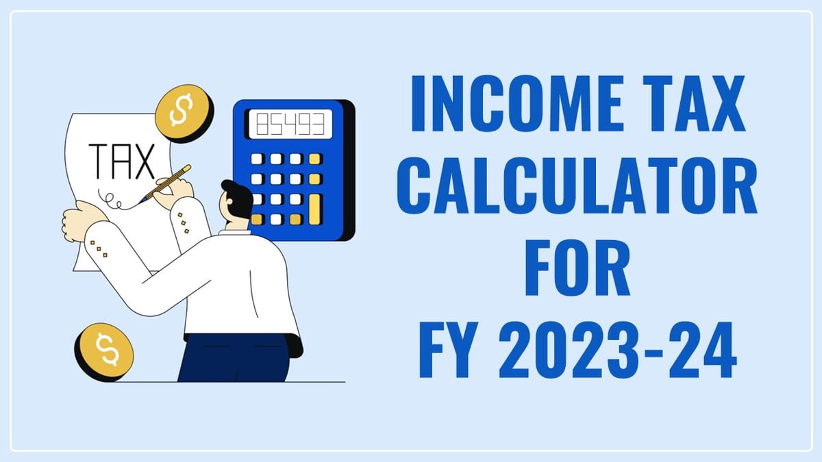 IT Department launches User Friendly Tax Calculator for AY 202425