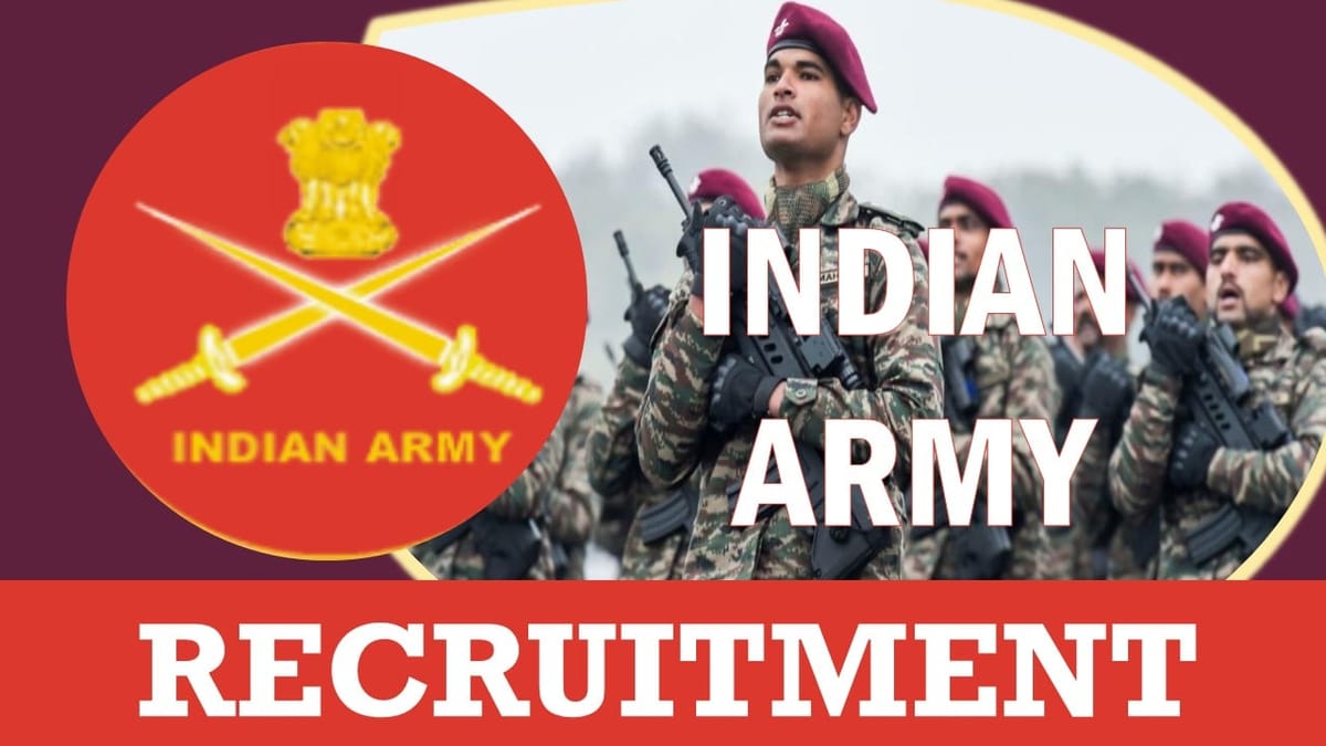 Indian Army Recruitment 2023: Check Post, Age, Salary, Qualification, Selection Process and How to Apply