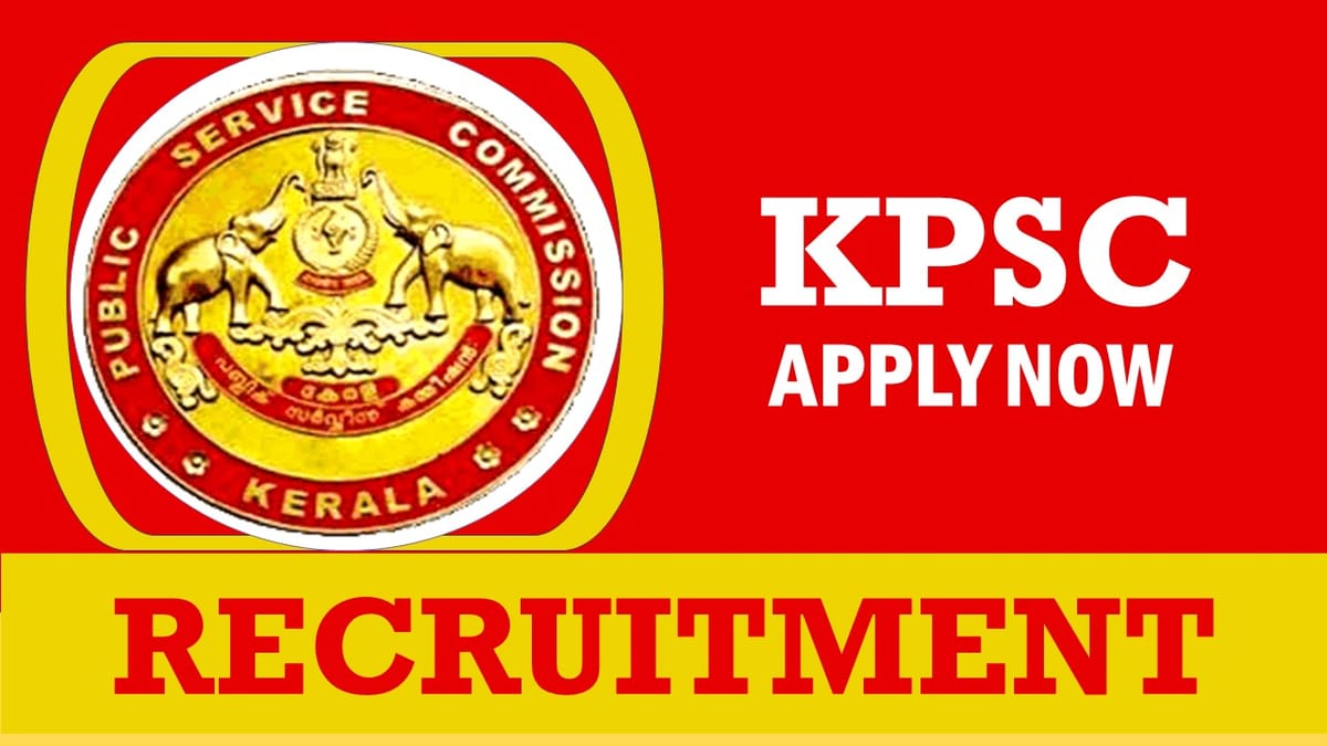 KPSC Recruitment 2023: Notification Out for 20+ Vacancies, Check Post, Age, Qualification, Salary and How to Apply