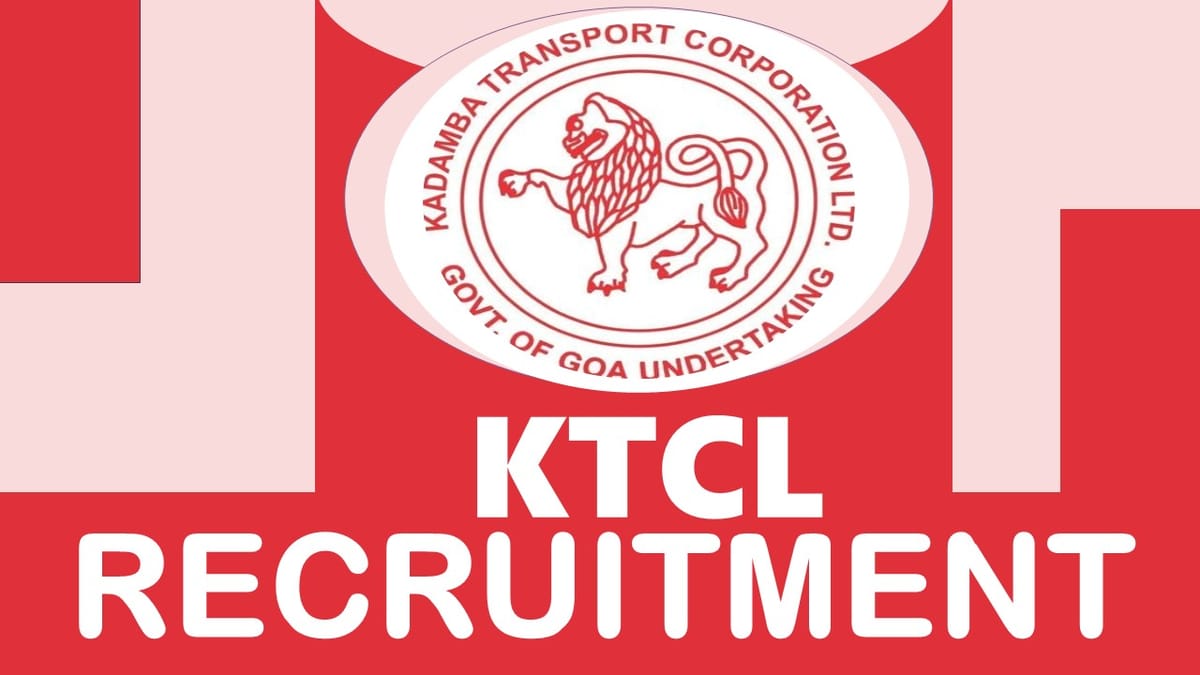 KTCL Recruitment 2023: Monthly Salary Up to 78800, Check Vacancies, Post, Age, Qualification and Application Procedure