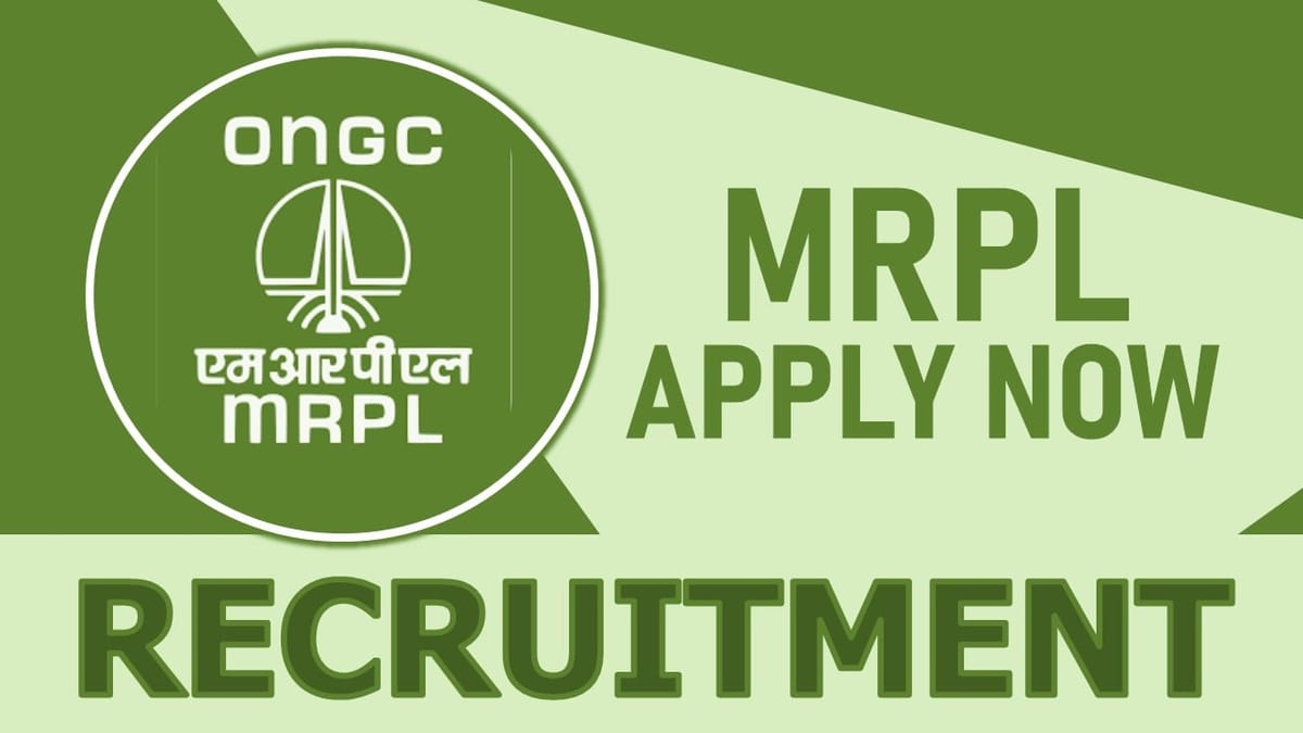 MRPL Recruitment 2023: Monthly Salary Up to 240000, Check Post, Age, Qualification and How to Apply