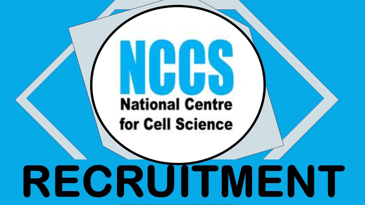 NCCS Recruitment 2023: Check Post, Qualification, Age Limit and How to Apply