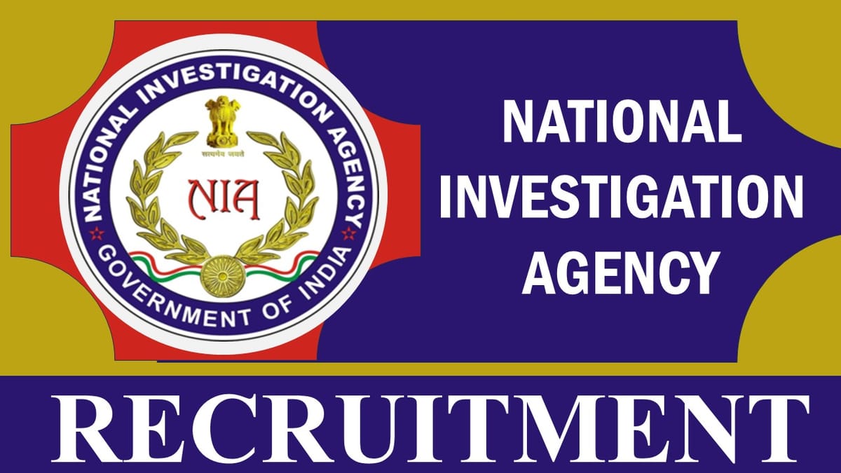 National Investigation Agency Recruitment 2023: Check Post, Vacancy, Qualification, Age Limit, Pay Scale and How to Apply