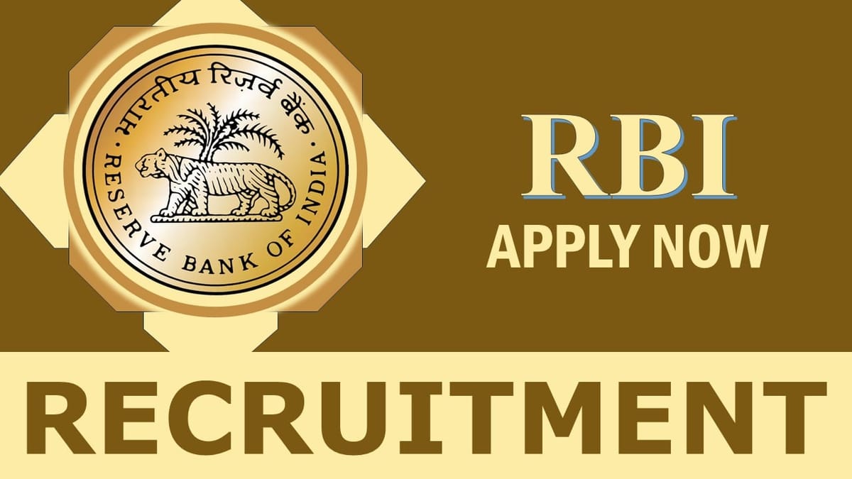 RBI Recruitment 2024: Notification Out, Check Post, Qualification and Applying Procedure