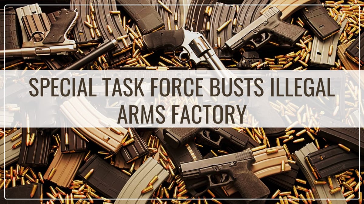 Special Task Force of Kolkata and Bihar Police busts racket of Illegal Arms Factory