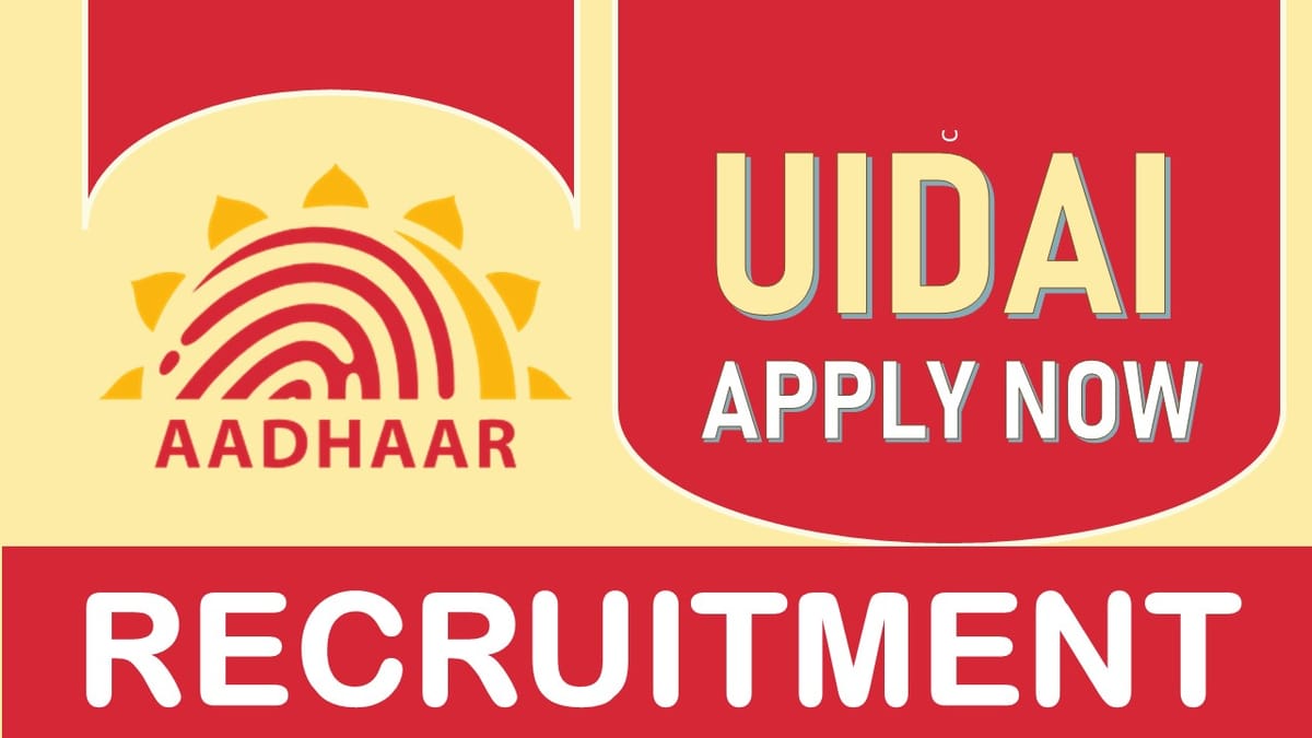 UIDAI Recruitment 2023: Check Posts, Qualification, Pay Scale and Other Important Details