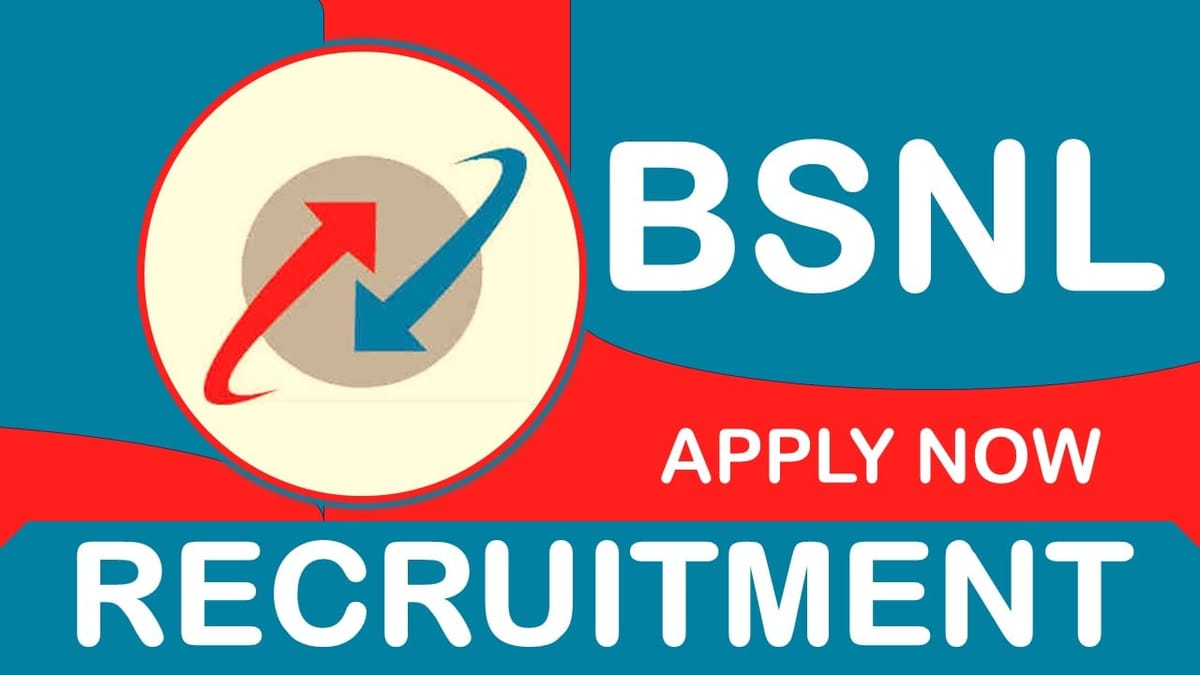 BSNL Recruitment 2024: Monthly Salary Up to 100000, Check Post, Age, Qualification and How to Apply