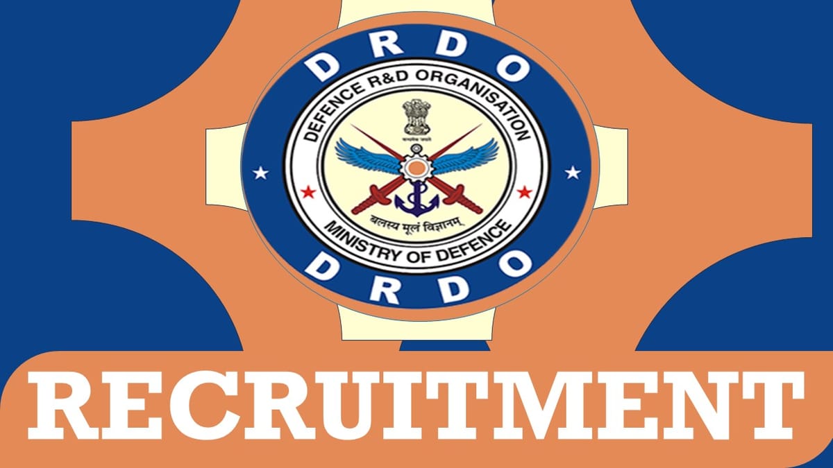 DRDO Recruitment 2024: Monthly Salary Upto 37000, Check Post, Age, Qualifications and Interview Details