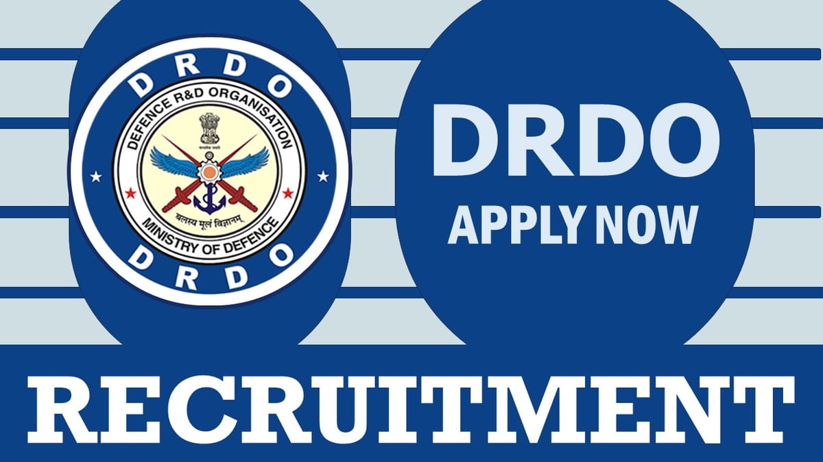 DRDO Recruitment 2024: Check Post, Qualification, Salary and Applying Procedure