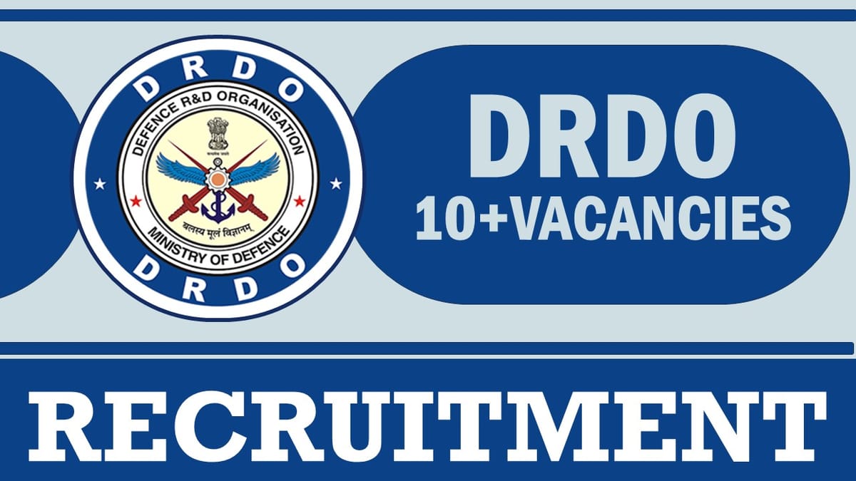 DRDO Recruitment 2024: Monthly Salary Up to 67,000, Check Posts, Tenure, and Interview Details