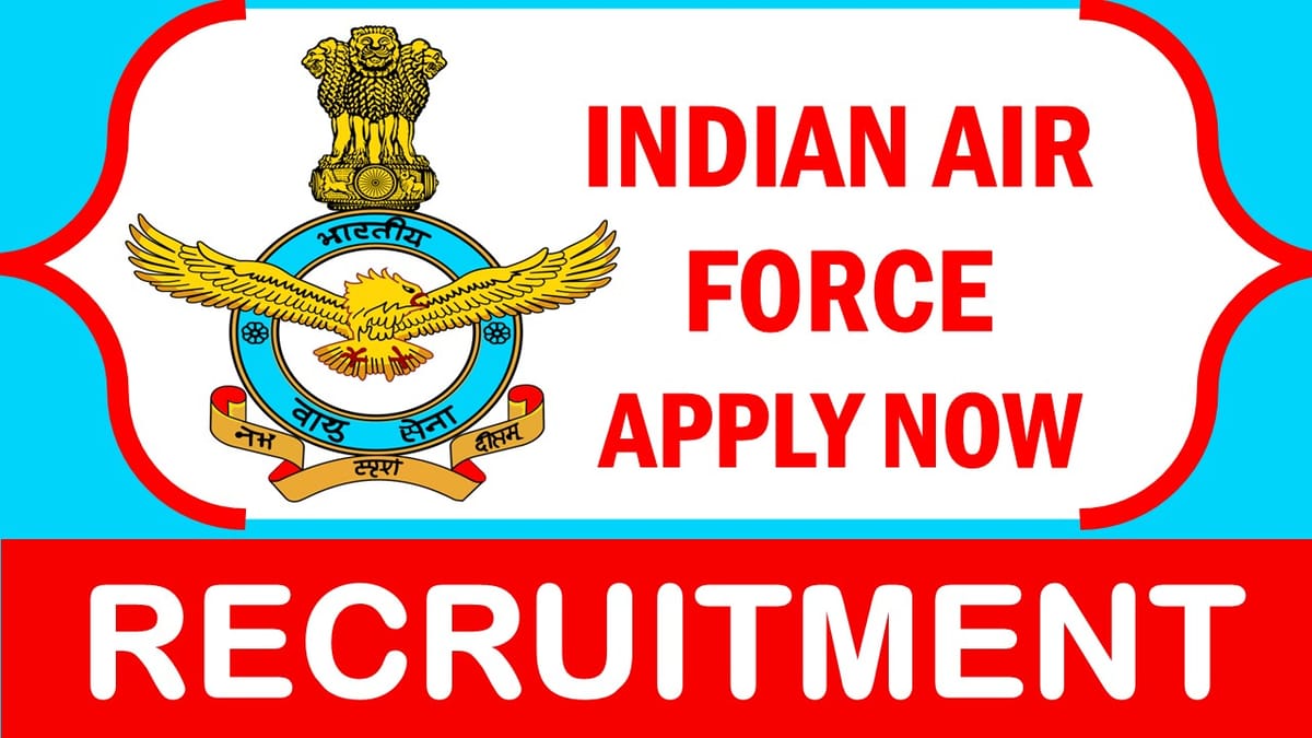 Indian Air Force Recruitment 2024: Check Post, Tenure, Qualification, Age, Salary, Application Fee and Other Information