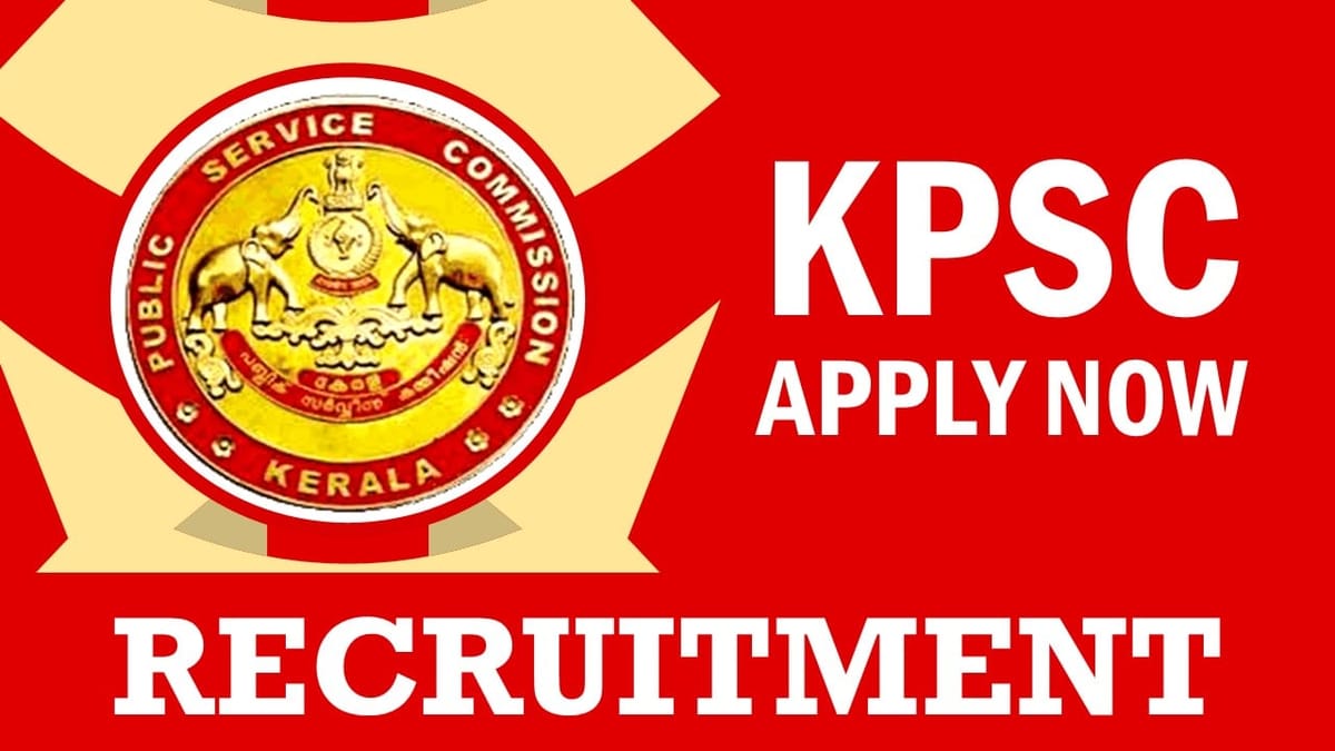 KPSC Recruitment 2024: Monthly Salary upto 115300, Check Posts, Vacancies, Age, and Process to Apply