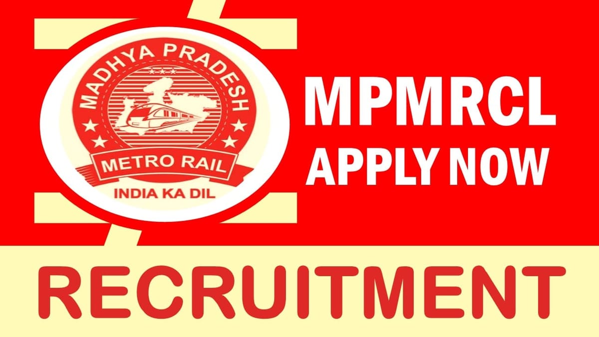 MPMRC Recruitment 2024: Check Posts, Qualification, Age Limit and Other Imp Details