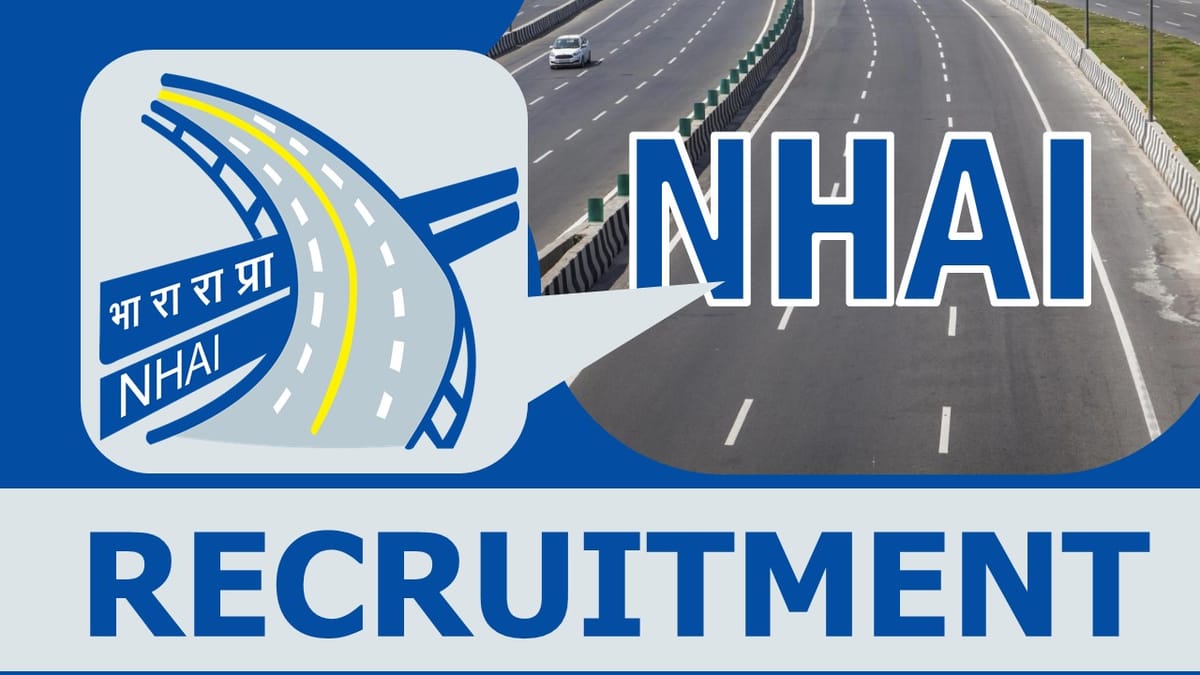 NHAI Recruitment 2024: Notification Out for 40+ Vacancies, Check Posts, Qualification and Applying Procedure