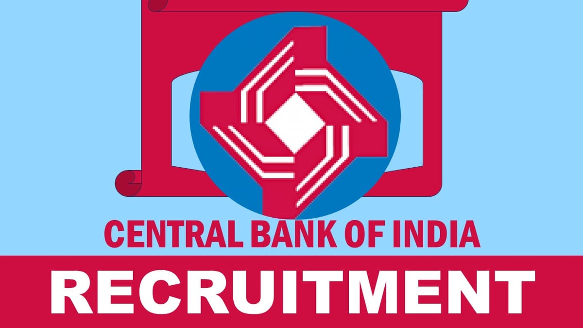 Central Bank of India Recruitment 2024: Check Post, Qualification, Salary and Other Important Details