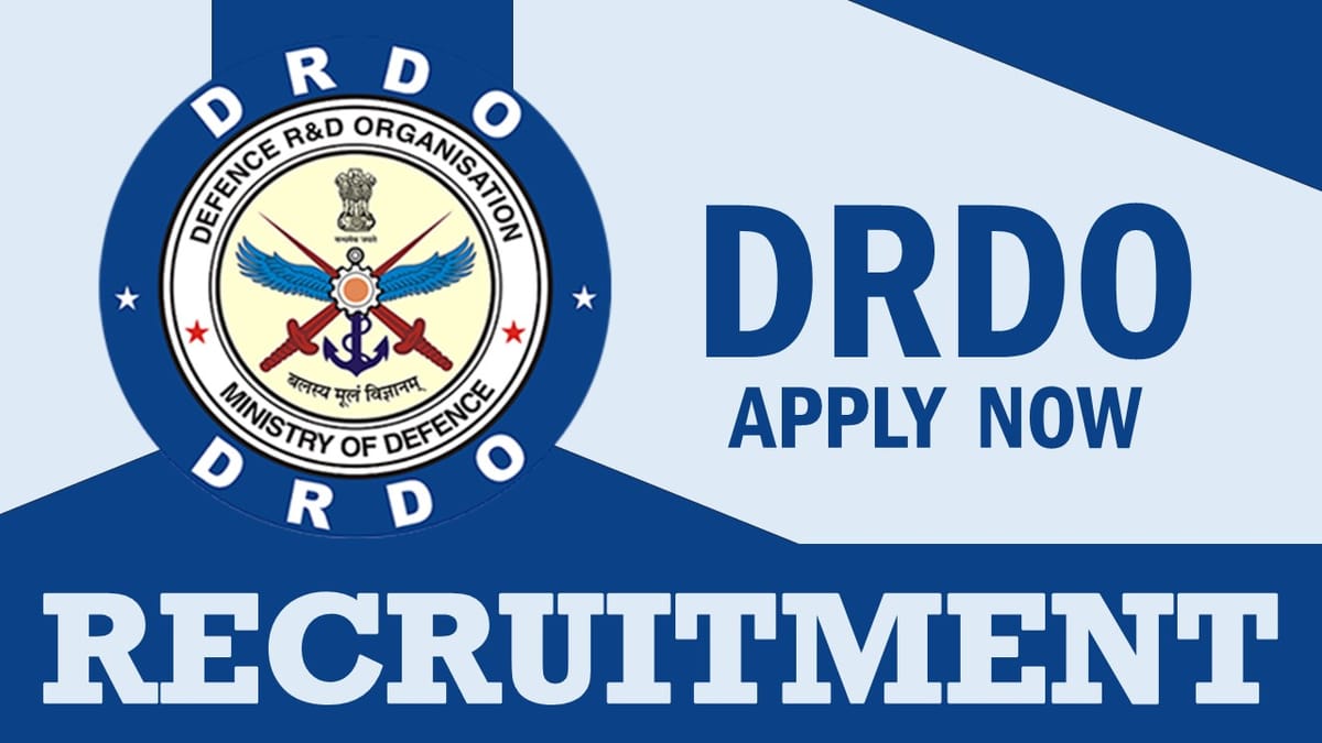 DRDO Recruitment 2024: Check Post, Qualification, Age Limit and Other Vital Details