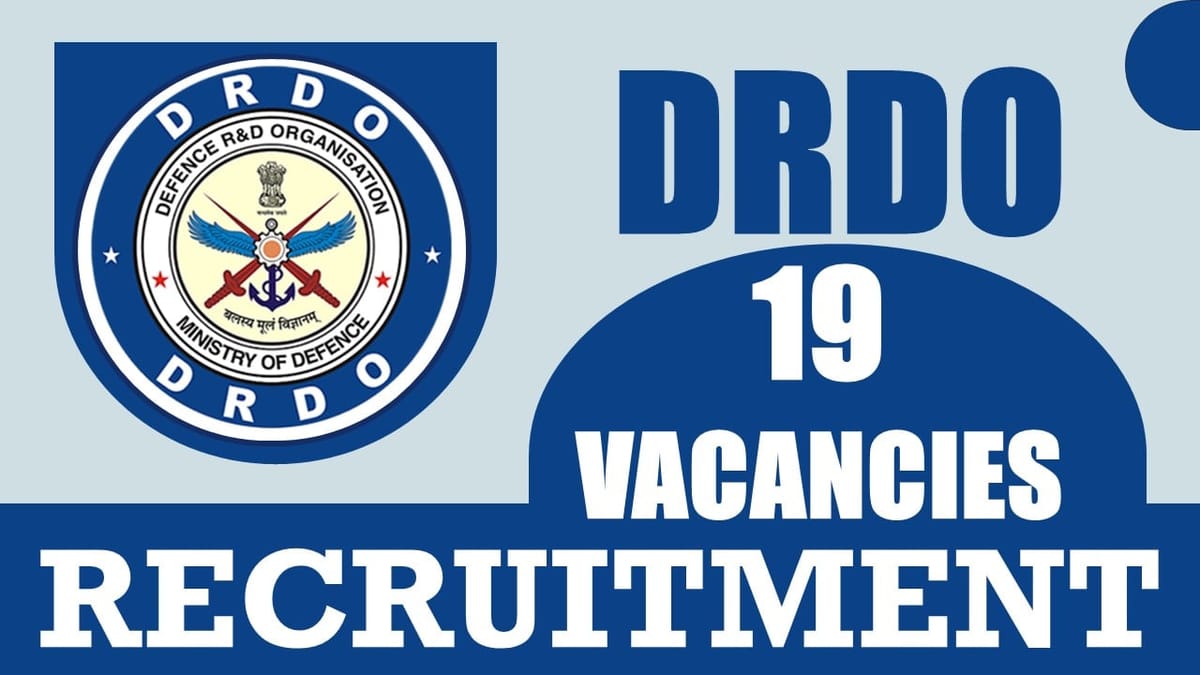 DRDO Recruitment 2024: Check Post, Vacancies, Age, Qualification, Salary and Interview Details