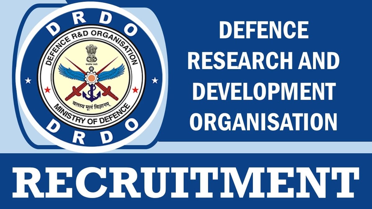 DRDO Recruitment 2024: Check Post, Qualification and Interview Details