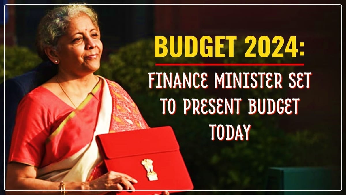 Budget 2024 Live Updates: Finance Minister Nirmala Sitharaman to present Interim Budget Today