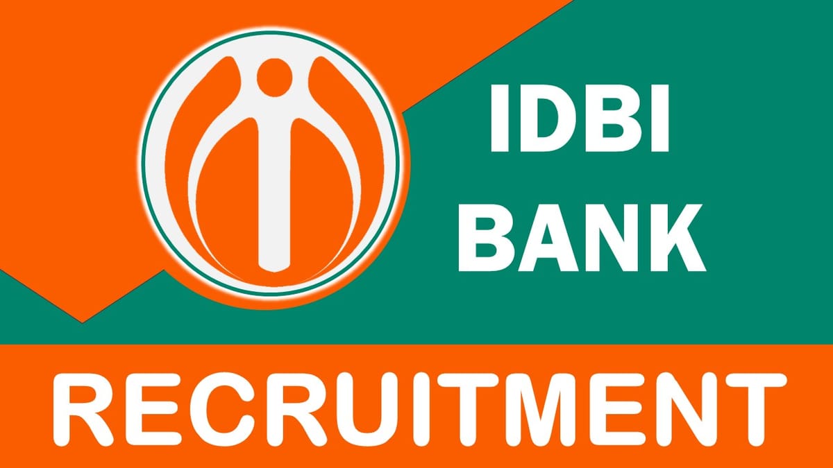 IDBI Bank Recruitment 2024: Check Vacancies, Post, Age, Qualification, Salary and How to Apply