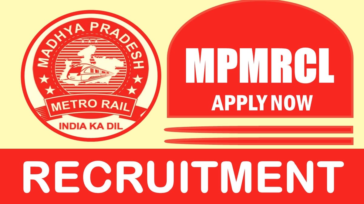 MPMRC Recruitment 2024: Check Posts, Qualification, Salary, Age Limit and Applying Procedure