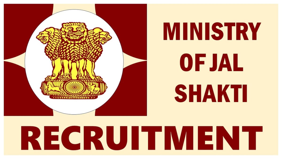 Ministry of Jal Shakti Recruitment 2024: Salary Upto 177500, Check Post, Vacancies, Age, Qualification and How to Apply