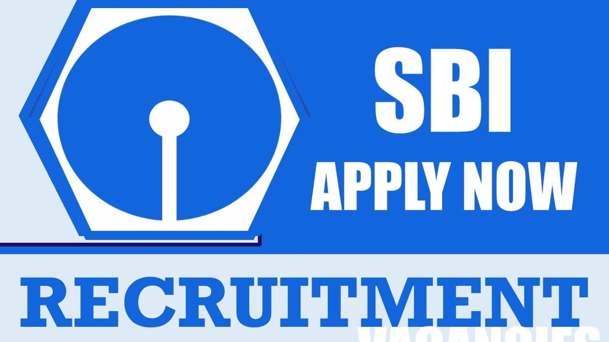 SBI Recruitment 2024: Annual Rs.24.50 Lakhs, Check Post, Vacancy, Qualification, and How to Apply
