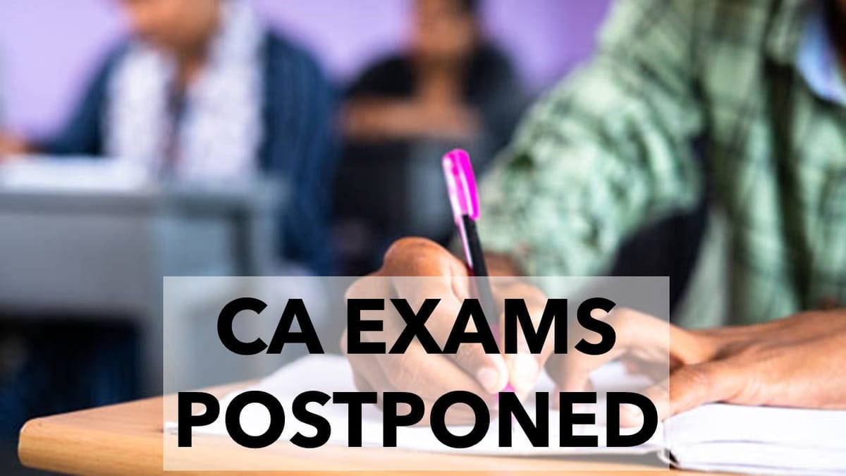 CA May 2024 exams set to be postponed Amid Elections?