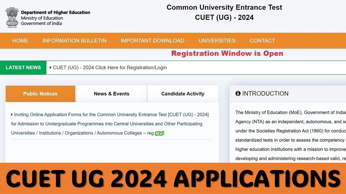 CUET UG 2024 Applications: DU Is Missing From The List Of Universities, Check Latest Update Here