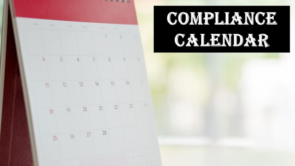 Due Date Compliance Calendar and List of Festivals in April 2024