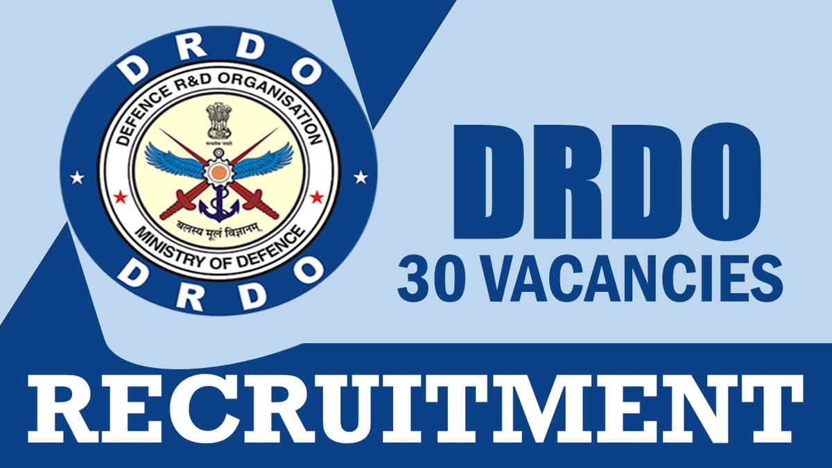 DRDO Recruitment 2024: Check Post, Salary, Age, Qualification and Other Vital Details