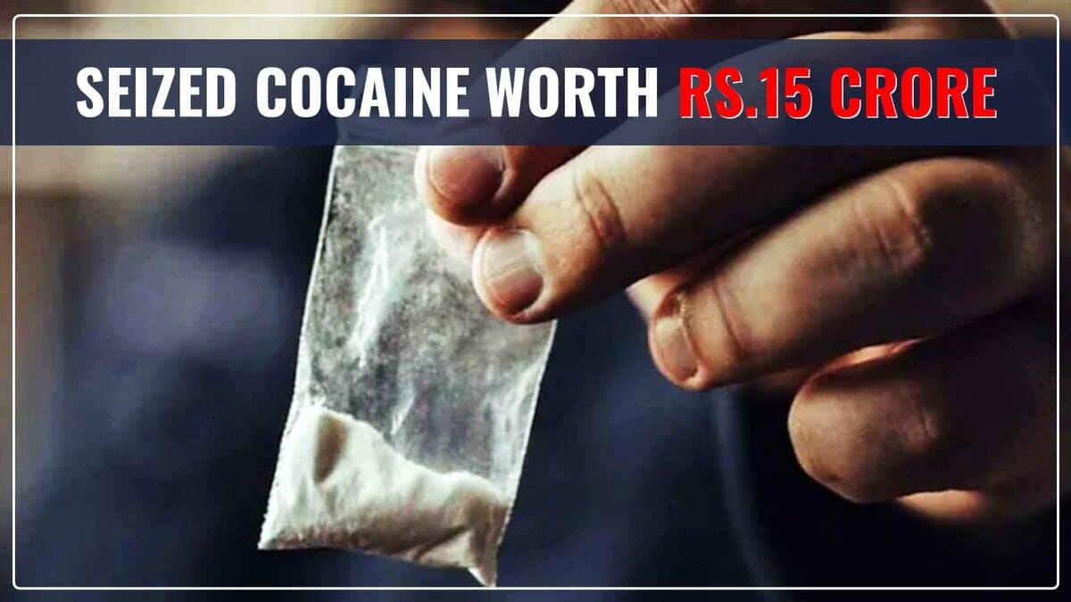 DRI helds 2 including Nigerian National for trafficking of Cocaine worth Rs.15 crore