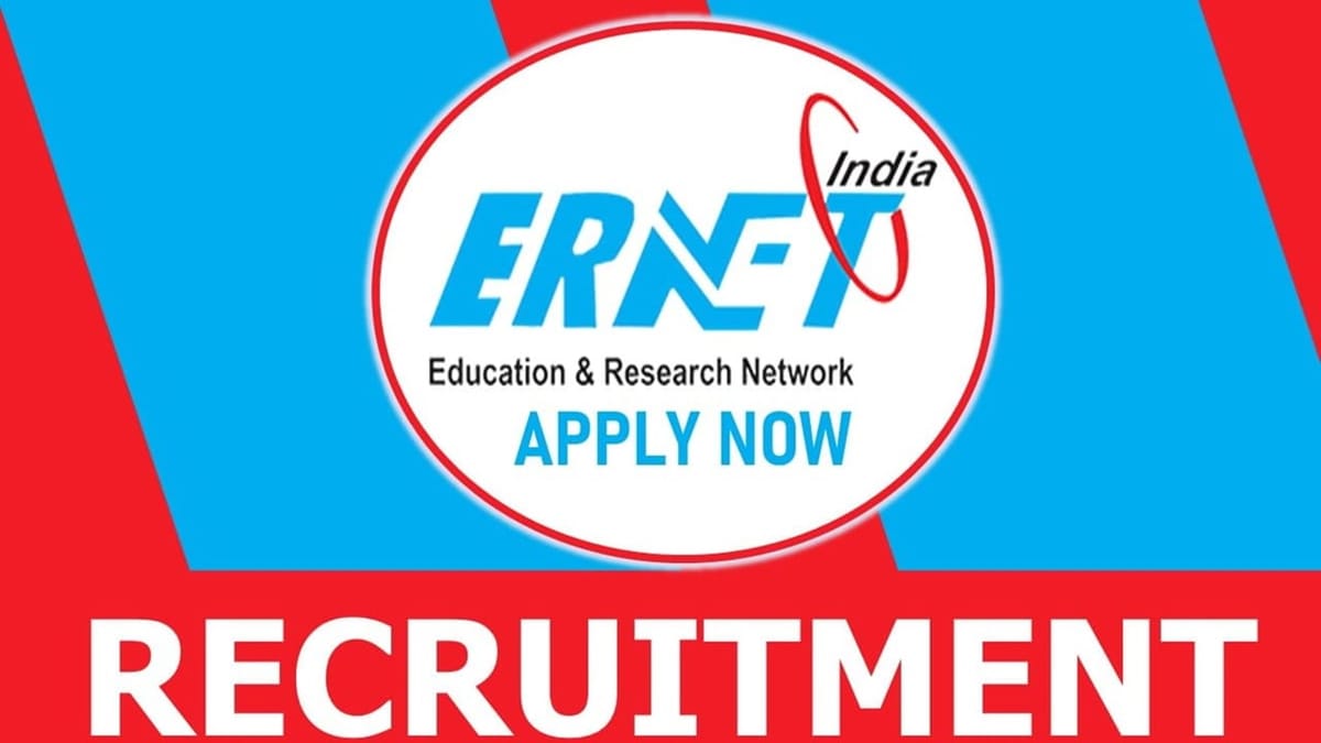 ERNET Recruitment 2024: Monthly Salary Up to 50000, Check Post, Tenure, Age Limit, Selection Procedure and Process to Apply