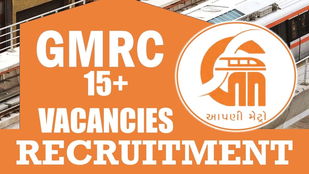 GMRC Recruitment 2024:New Notification Out for Various Posts, Check Posts, Vacancies and Other Vital Details