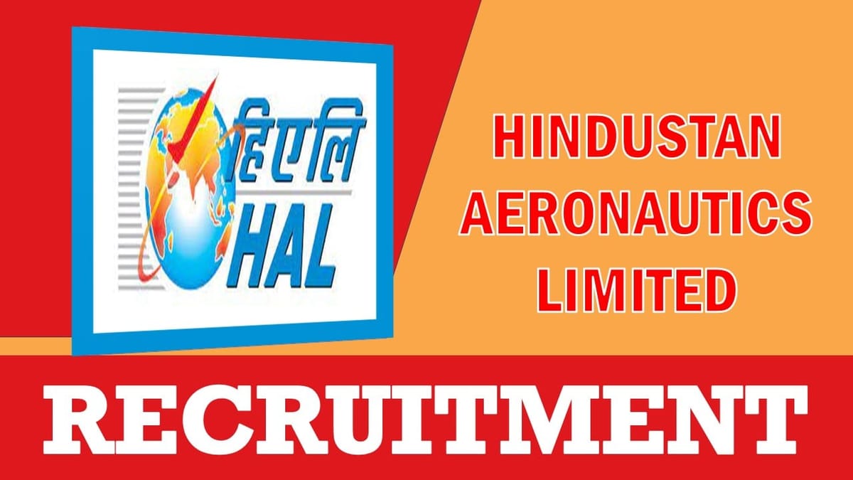 HAL Recruitment 2024: Check Post, Qualification, Salary and How to Apply