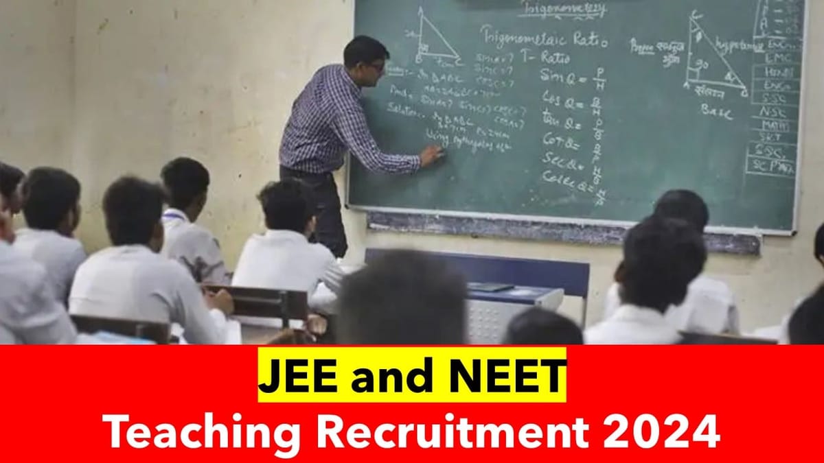 JEE and NEET Free Coaching Teacher Recruitment 2024: BSEB Reschedules Teacher Interview