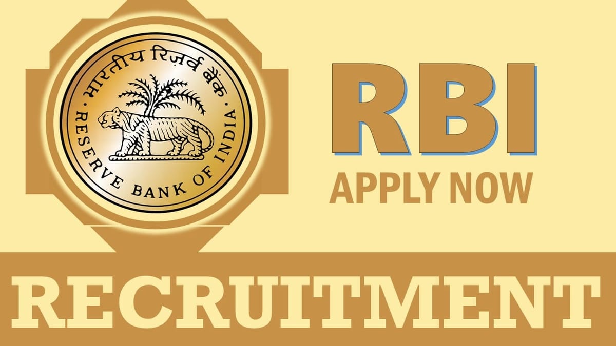 RBI Recruitment 2024: Check Post, Tenure, Qualification, Age and Process to Apply
