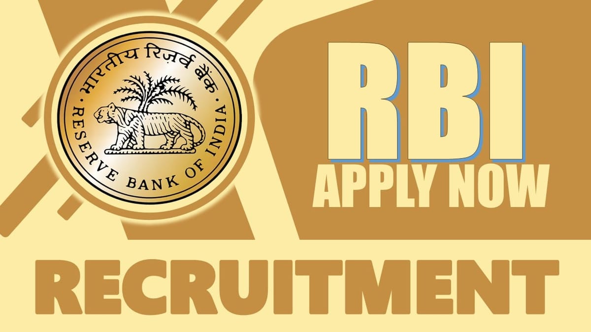 RBI Recruitment 2024: New Opportunity Out, Check Vacancy, Post, Age, Qualification, Salary and Application Procedure
