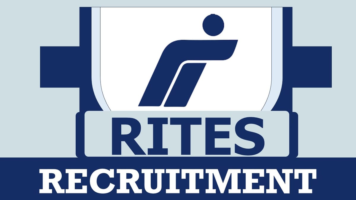 Rites Recruitment 2024: New Opportunity Out, Check Post, Salary, Age, Qualification and Other Vital Details