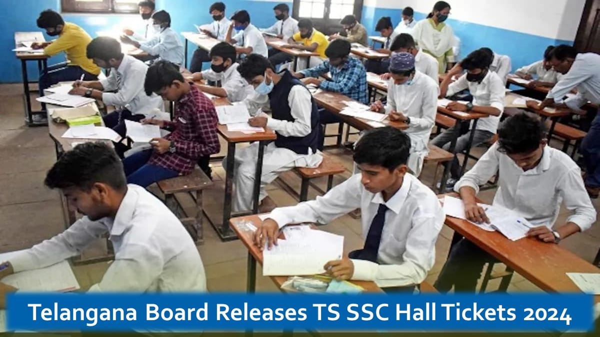 Telangana Board Releases TS SSC Hall Tickets 2024 Download Here!
