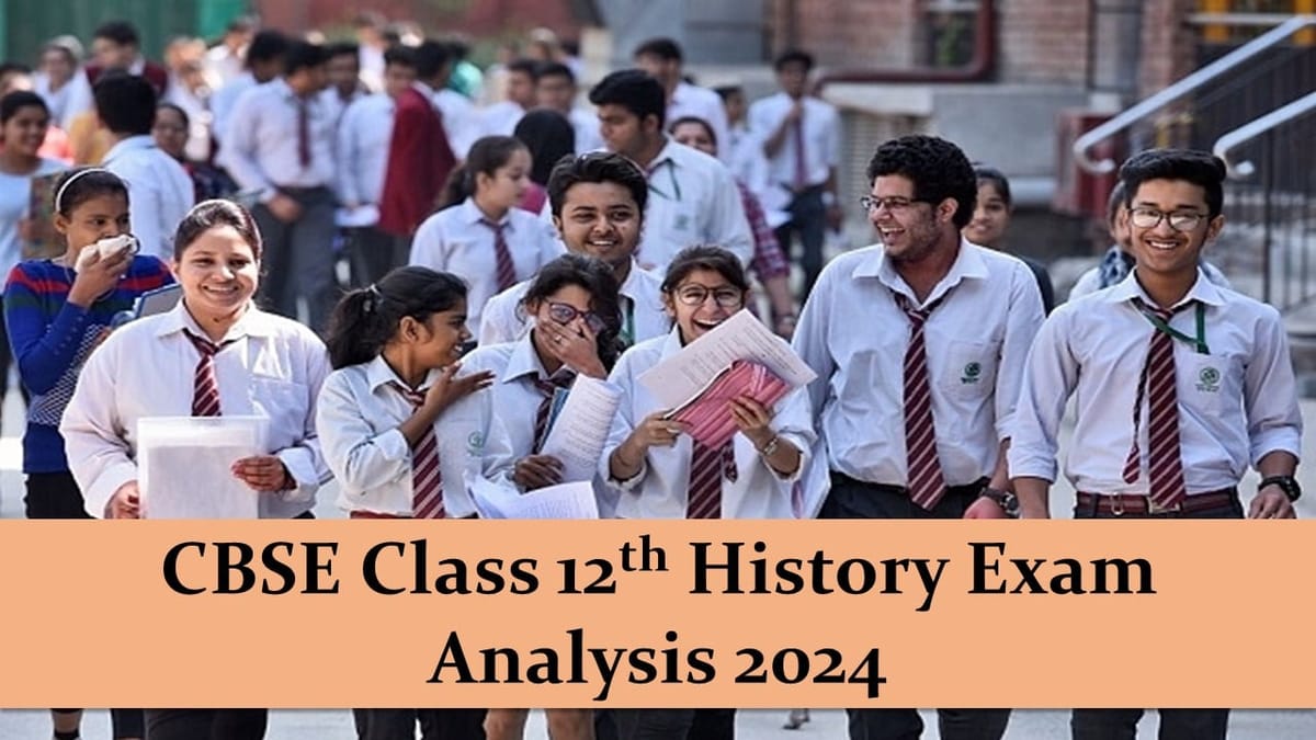 CBSE Class 12 History Paper Analysis 2024: CBSE Class 12 History Answer Key 2024