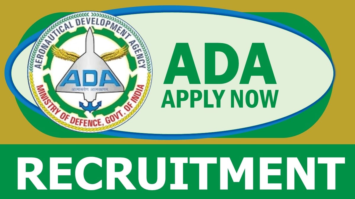 ADA Recruitment 2024: Check Post, Qualification, Pay Scale and Other Vital Details