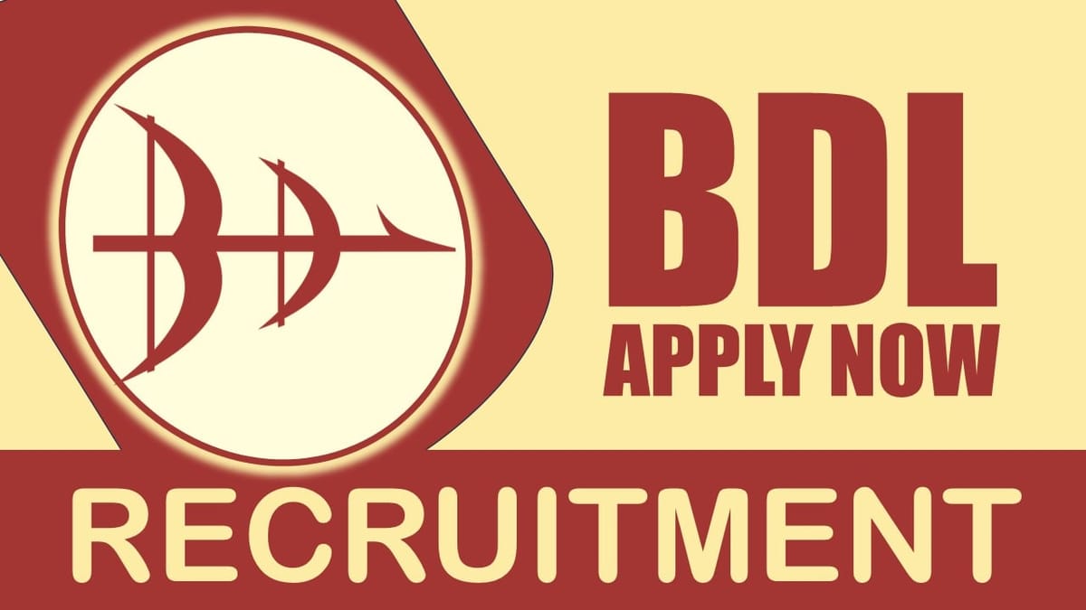 BDL Recruitment 2024: Check Post, Salary, Age, Qualification and Other Important Details