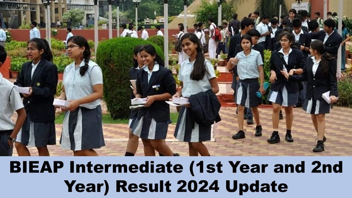 resultsbie.ap.gov.in Andhra Pradesh Inter Result 2024: BIEAP Released AP Inter Result at resultsbie.ap.gov.in