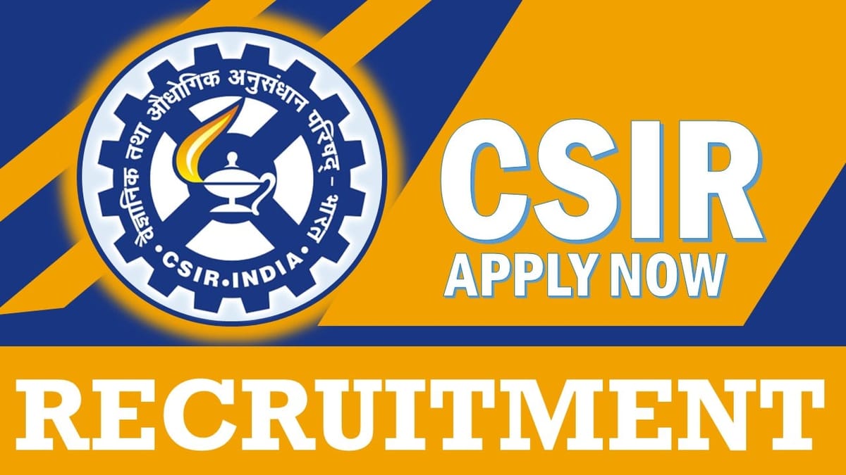 CSIR-NEERI Recruitment 2024: Check Post, Qualification, Salary and Applying Procedure
