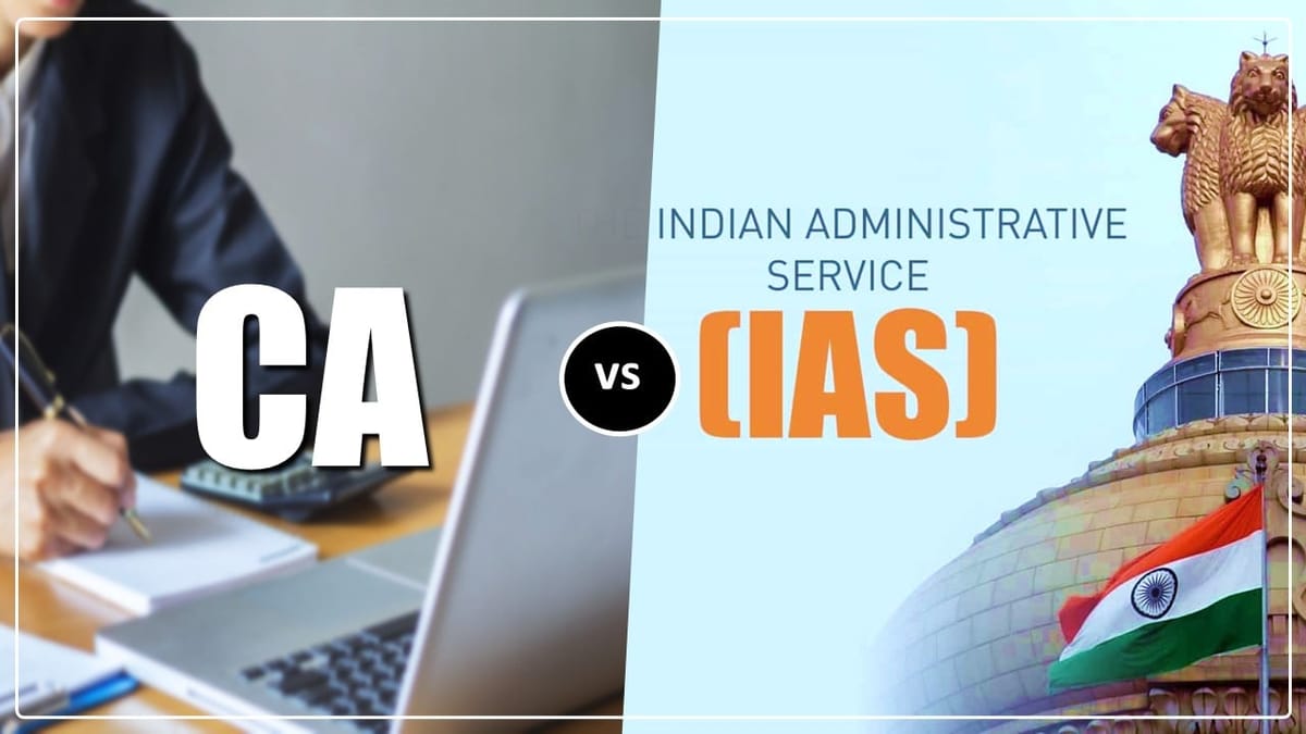 Chartered Accountant compares his Profession with the salary of an IAS; Why do people prefer IAS over other Profession?